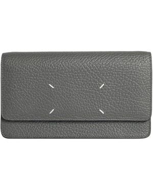 Maison Margiela Leather Wallet Chain - Grey