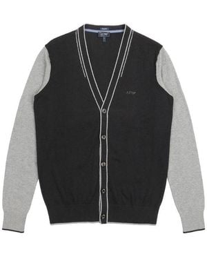Armani Jeans V-Neck Cardigan - Grey