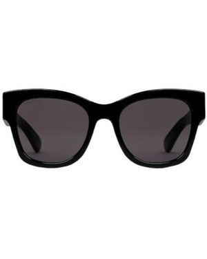 Gucci Butterfly Frame Sunglasses - Black