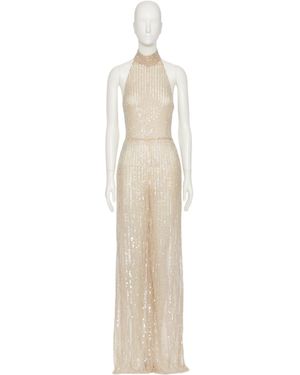 Valentino Sleeveless Jumpsuit - White