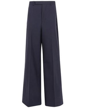 Rick Owens Casual Pants With Belt Loops - Blue