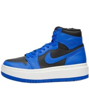Nike Logo High-Top Sneakers - Blue