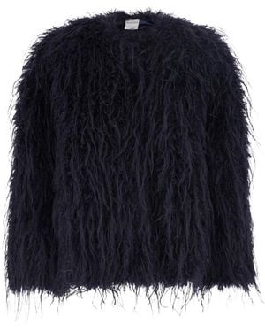forte_forte Mongolia Textured Jacket - Blue