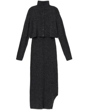 AllSaints Sabine 2-In-1 Maxi Dress - Black