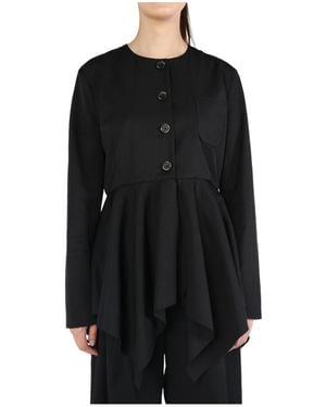 Uma Wang Long-Sleeved Casual Jacket - Black