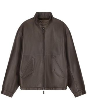 Emporio Armani Reversible Blouson Jacket - Brown