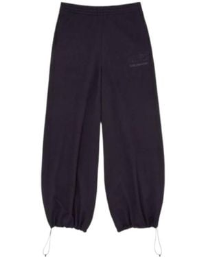 MM6 by Maison Margiela X Salomon Logo Printed Trousers - Blue