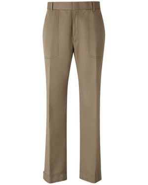 Brioni Belt Loop Casual Trousers - Grey