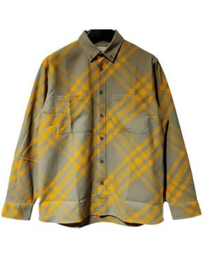 Burberry Long-Sleeved Shirt - Yellow
