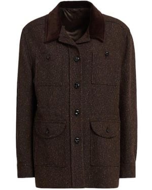 Blazé Milano Wool Blend Jacket - Brown