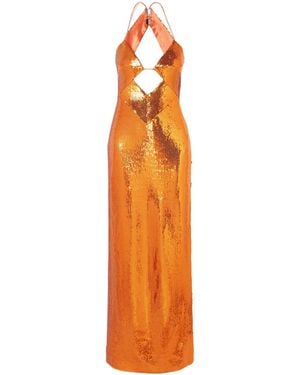 Galvan London Sling Dress - Orange