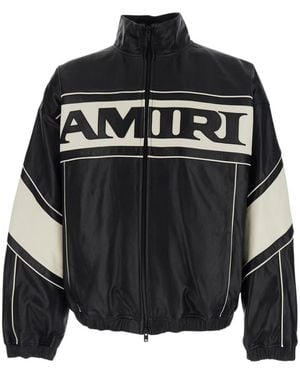 Amiri Leather Jacket - Black