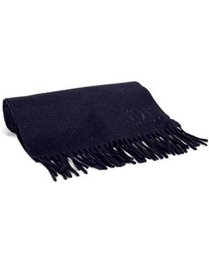 Max Mara Logo Scarf - Blue