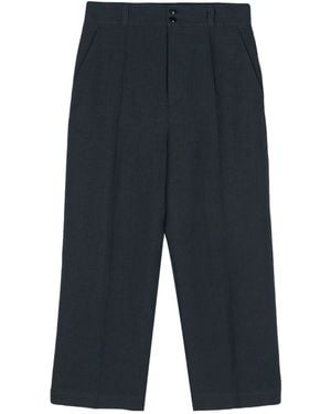 Barena Paola Canne Cropped Trousers - Blue
