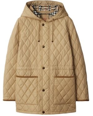Burberry Bromley Quilted Nylon Jacket - Natural