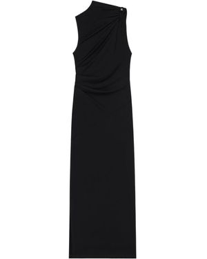 Courreges Draped Dress - Black