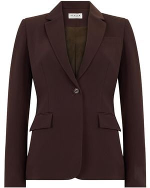 P.A.R.O.S.H. Single-Breasted Suit Jacket - Brown