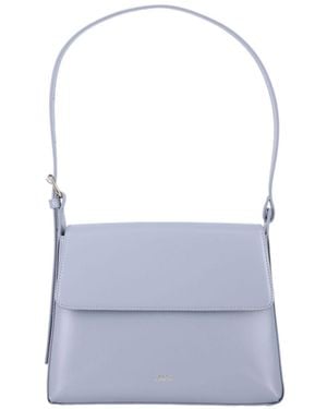 A.P.C. Virginie Flap Shoulder Bag - White