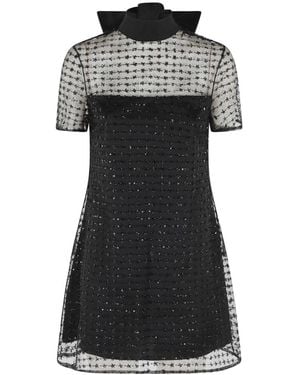 STAUD Ilana Mini Dress - Black
