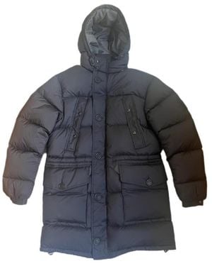 Burberry Long-Sleeved Down Jacket - Blue