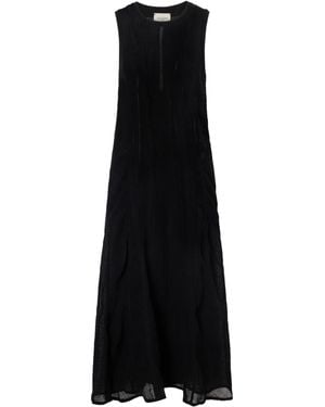 LeKasha Sleeveless Long Dress - Black