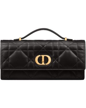 Dior Miss Caro Top Handle Pouch - Black