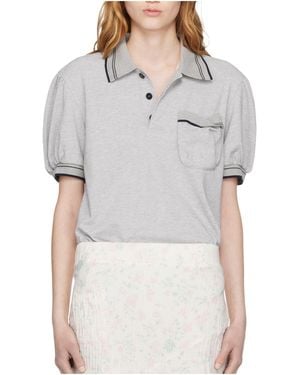 OPEN YY Short-Sleeved Polo Shirt - Grey