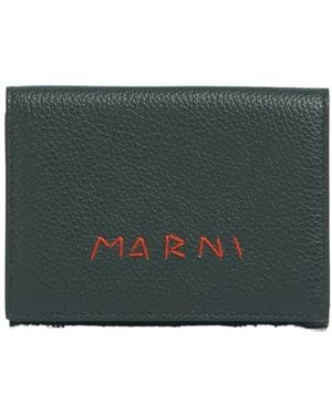 Marni Foldable Wallet - Green