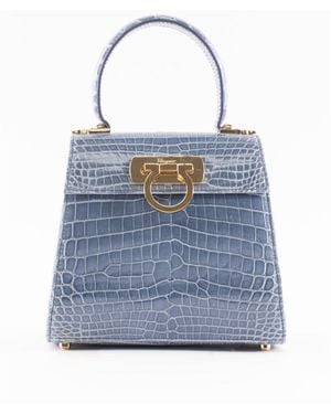 Ferragamo Flap Handbag - Blue