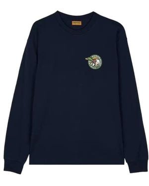 Human Made Crew Neck Long-Sleeved Sweatshirt - Blue