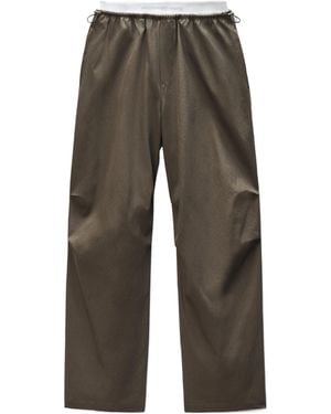 Alexander Wang Double Layer Waist Pants - Gray