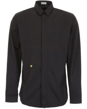 Dior Shirt With Bee Embroidery - Black
