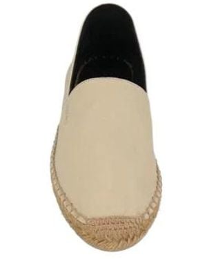 Saint Laurent Hemp Sole Canvas Shoes - White