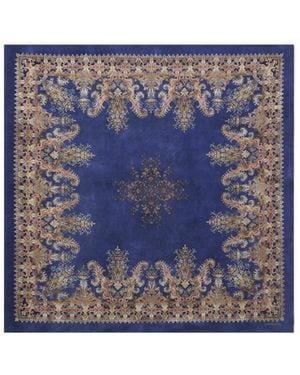 Zimmermann Printed Silk Scarf - Blue