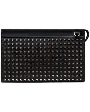 Christian Louboutin Riveted Shoulder Bag - Black