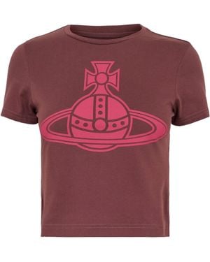 Vivienne Westwood Logo T-Shirt - Red