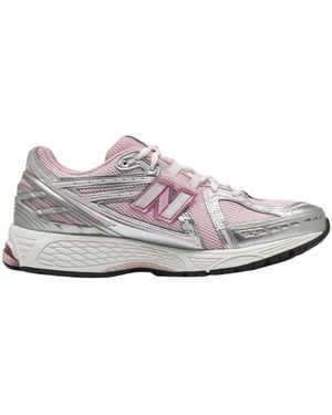 New Balance Lace-Up Sneakers - Gray