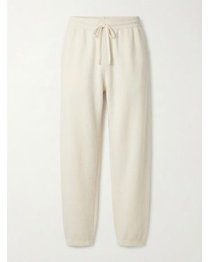 Gucci Wool Cashmere Piquet Knit Leisure Pant - White