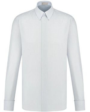 Dior Cannage Shirt With French Cuffs - White