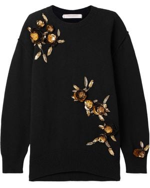Carolina Herrera Wool And Cashmere Blend Jumper - Black