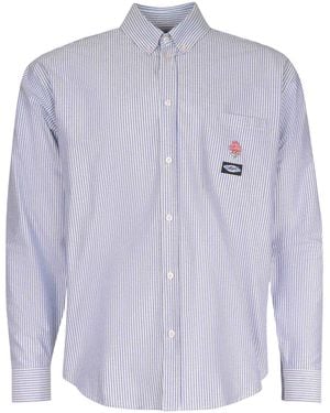 MSGM Striped Shirt - Blue