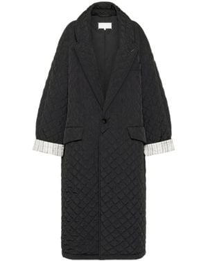 Maison Margiela Quilted Coat - Black