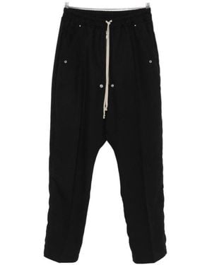 Rick Owens Drawstring Casual Trousers - Black