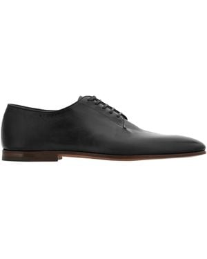 Ferragamo Tramezza Derby Shoe - Black