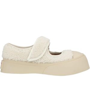 Marni Sporty Ballet Flats - Natural