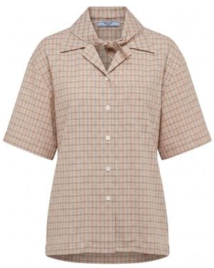 Prada Short-Sleeved Shirt - Natural