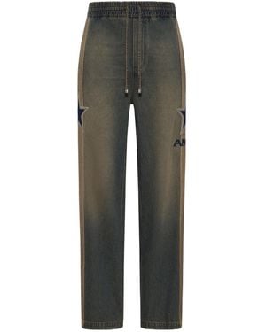 Amiri Star-Detail Jeans - Grey