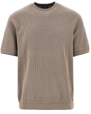 Herno Textured Crew-Neck T-Shirt - Grey