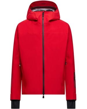 Moncler Grenoble Hinterburgs Hooded Ski Jacket - Red