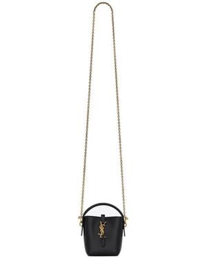 Saint Laurent Le 37 Micro Shoulder Bag - White